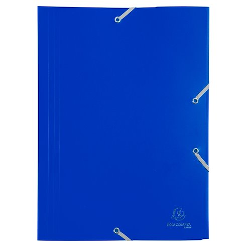 Chemise 3 rabats EXACOMPTA plastique polypro 150 Feuilles