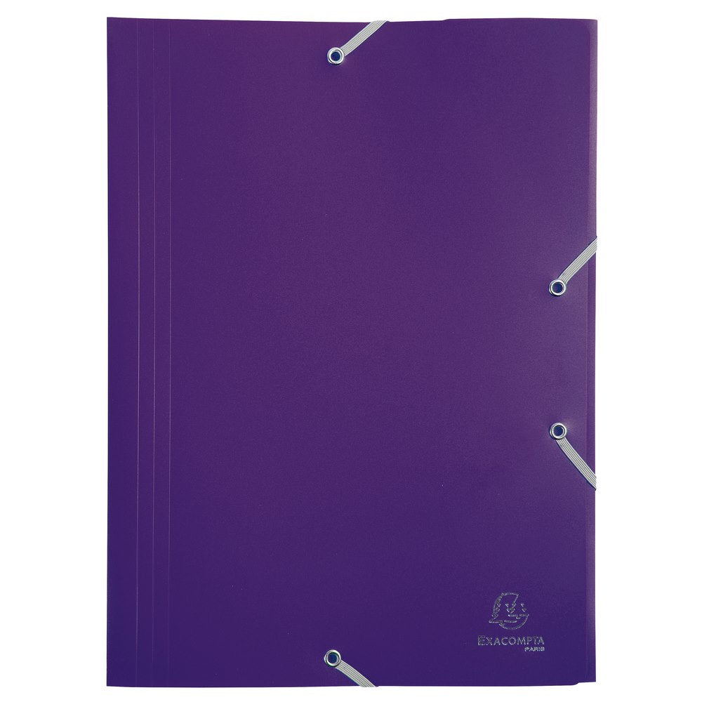 Chemise 3 rabats EXACOMPTA plastique polypro 150 Feuilles
