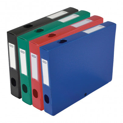 Boîte de classement polypro ELBA dos 4cm fermeture clip