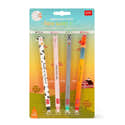 Lot De 12 Stylos Gel Effaçables - Encre Thermosensible 0,7 Mm - Idéal Pour École, Bureau, Cadeau - Designs Animaux Mignons - 3