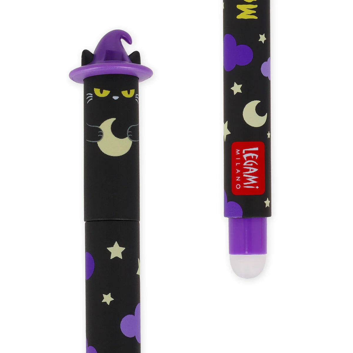 LEGAMI Set of 3 Erasable Gel Ink Pens - The Boo Crew - Erasable Pen Halloween - PAPETERIE Le bon écolier