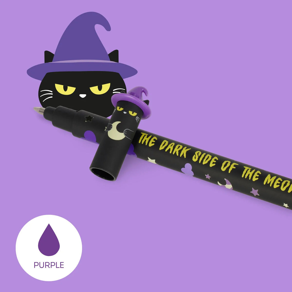 LEGAMI Set of 3 Erasable Gel Ink Pens - The Boo Crew - Erasable Pen Halloween - PAPETERIE Le bon écolier