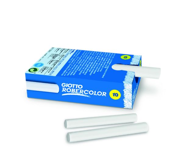 ÉTUI DE 10 CRAIES GIOTTO - BLANCHES