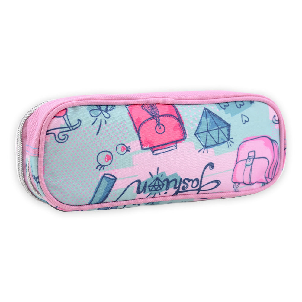 Trousse rectangulaire Fashion Girl 2 comaprtiments