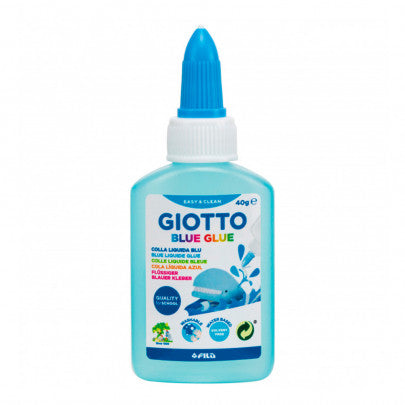 Flacon de colle bleue GIOTTO 40g spécial école