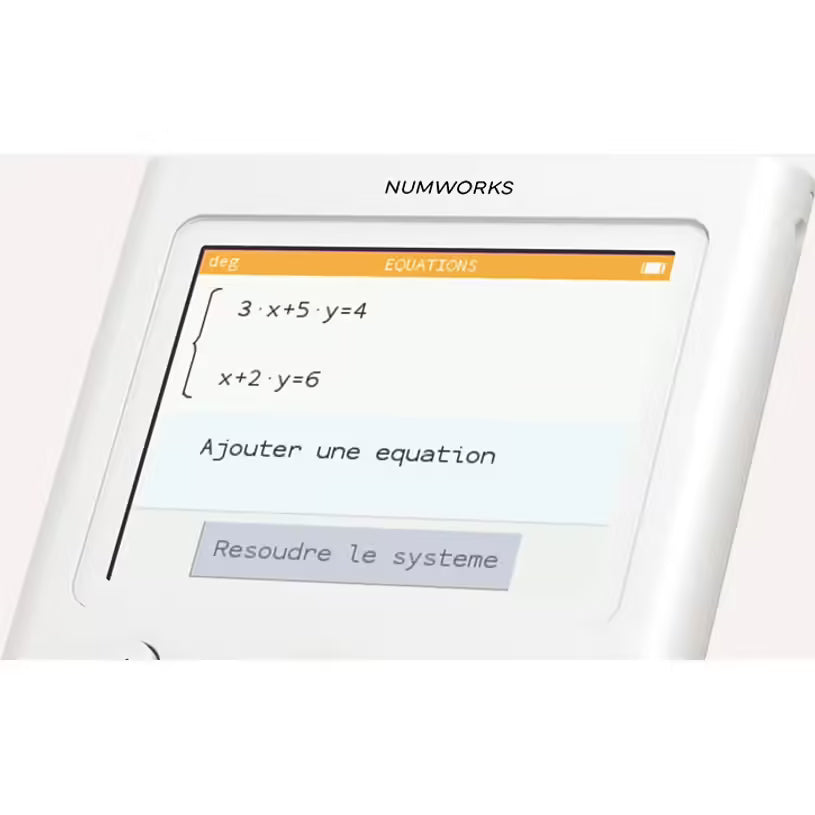 Calculatrice graphique NumWorks - Edition Python - blanche