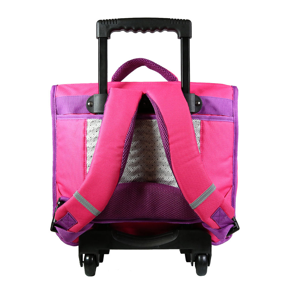 Cartable à roulettes PHILEAS Zèbres 38 cm 2 compartiments