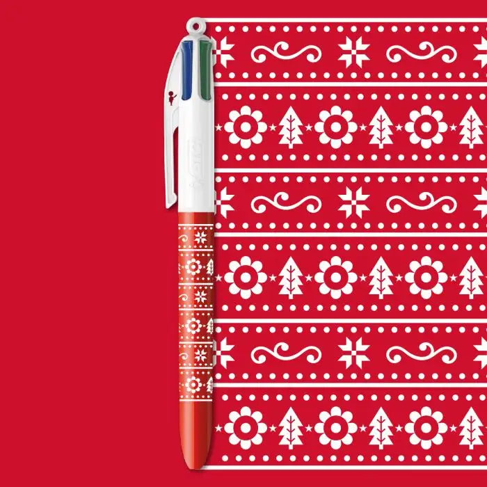 Collection BIC 4 Couleurs - Motifs de Noël