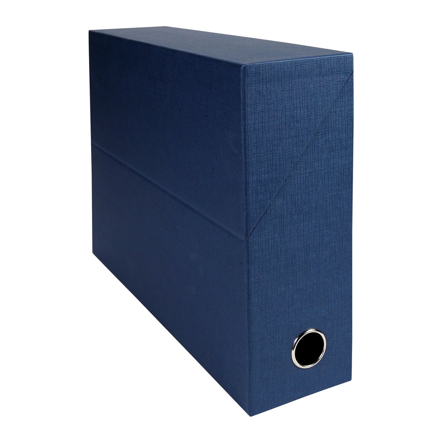 Boîte de classement carton papier grain toile dos 9 cm - couleurs assorties