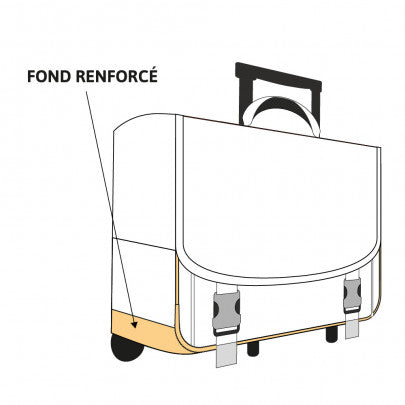 Cartable à roulettes LOLA ESPELETA Disco Love 38cm 2 compartiments