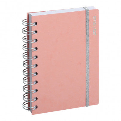 Agenda à spirale 1 jour/page EXACOMPTA Work & After Aquarel 10x15cm 2025-2026 rose