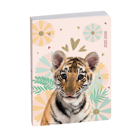 Agenda scolaire LOVELY ANIMAL Tigre 2025-2026