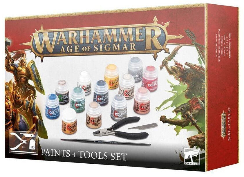 Set démarrage peintures et outillages - Warhammer Age of Sigmar - Games Workshop