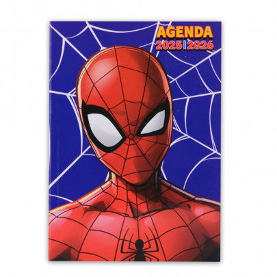 Agenda scolaire SPIDERMAN 2025-2026 12x17cm bleu