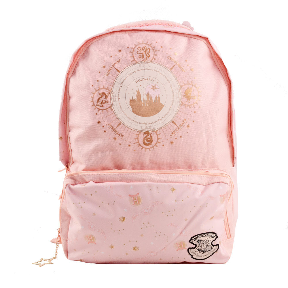 Sac à dos HARRY POTTER 2 compartiments rose