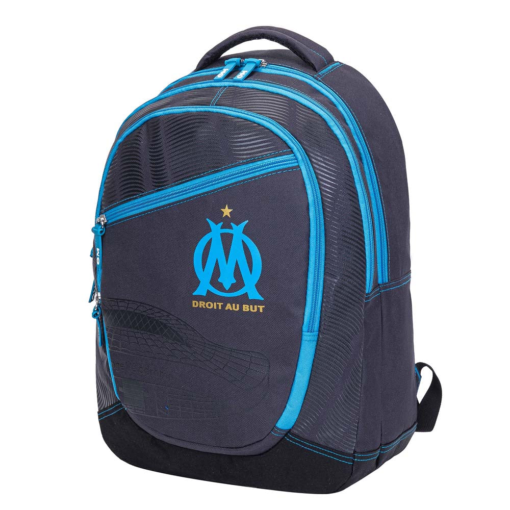 Sac à dos OLYMPIQUE DE MARSEILLE 3 compartiments gris