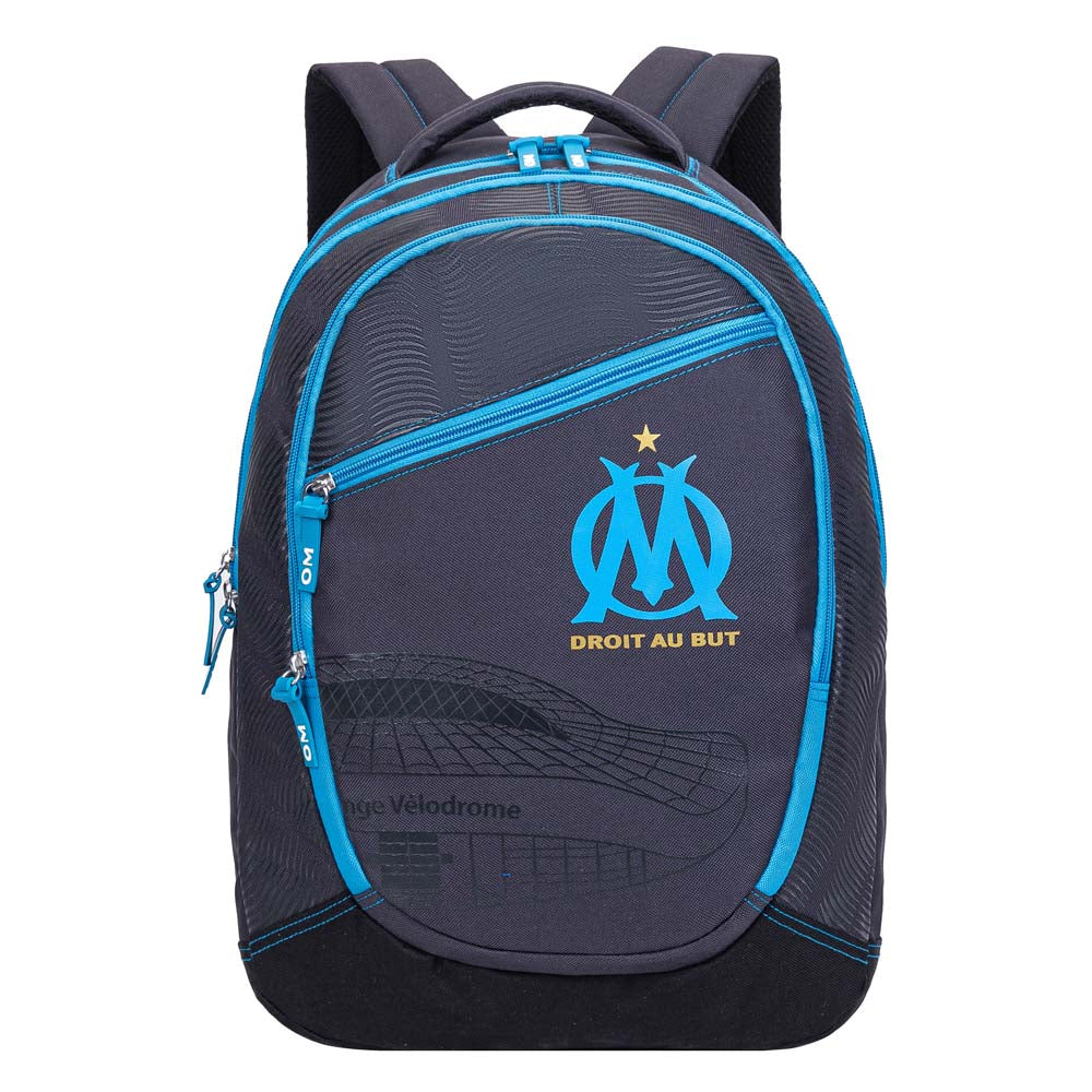 Sac à dos OLYMPIQUE DE MARSEILLE 3 compartiments gris