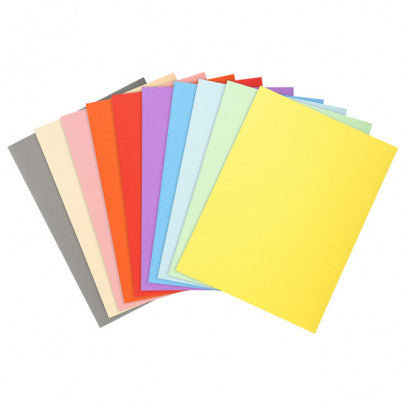 Lot de 10 chemises EXACOMPTA 170g assorties 10 coloris
