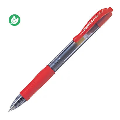 Stylo Pilot G2 grip 0,7 encre gel Rétractable