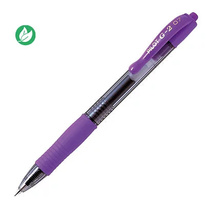 Stylo Pilot G2 grip 0,7 encre gel Rétractable