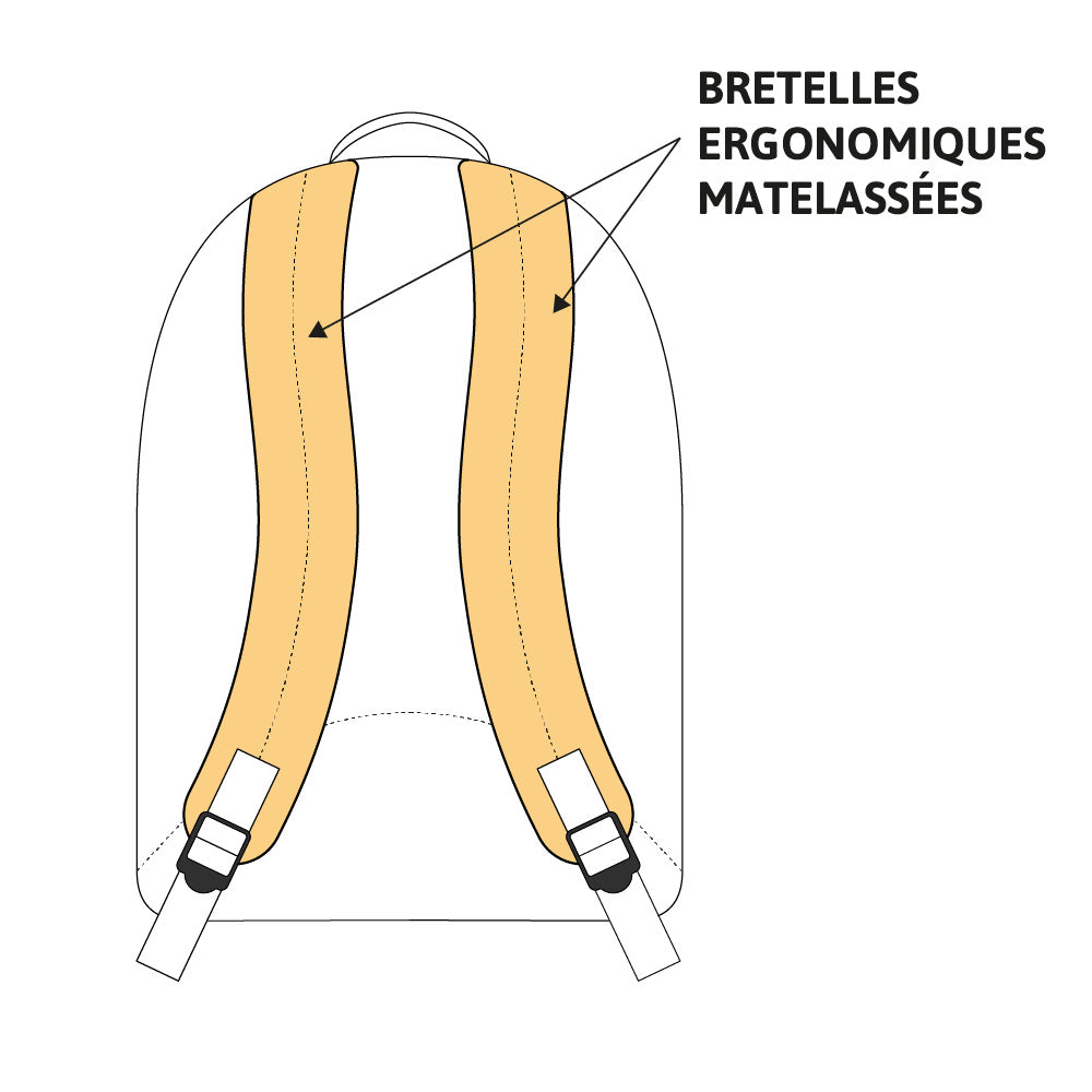 Sac à dos TIC ET TAC 1 compartiment