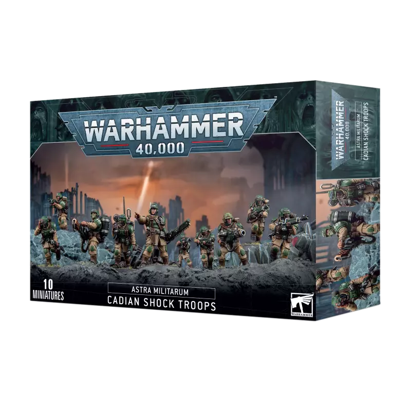 Astra Militarum : Troupes de Choc Cadiennes (Cadian Shock Troups) - Warhammer 40k