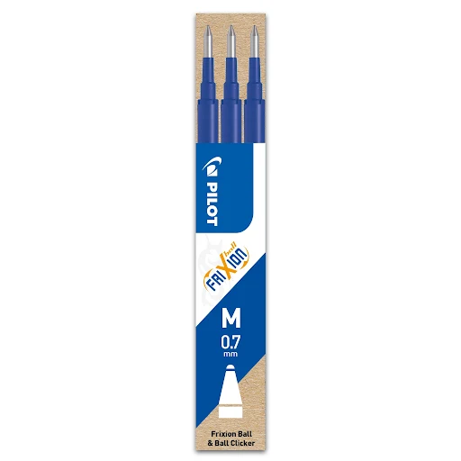 3 recharges pour Pilot Frixion roller
