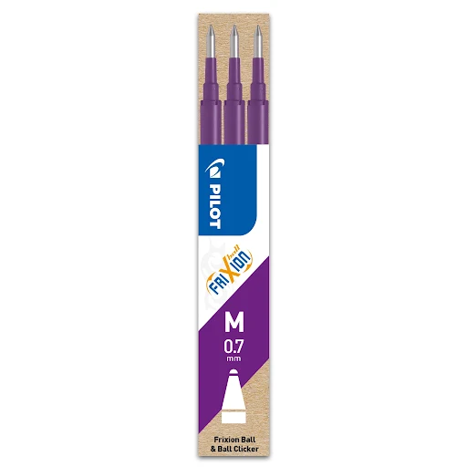 3 recharges pour Pilot Frixion roller