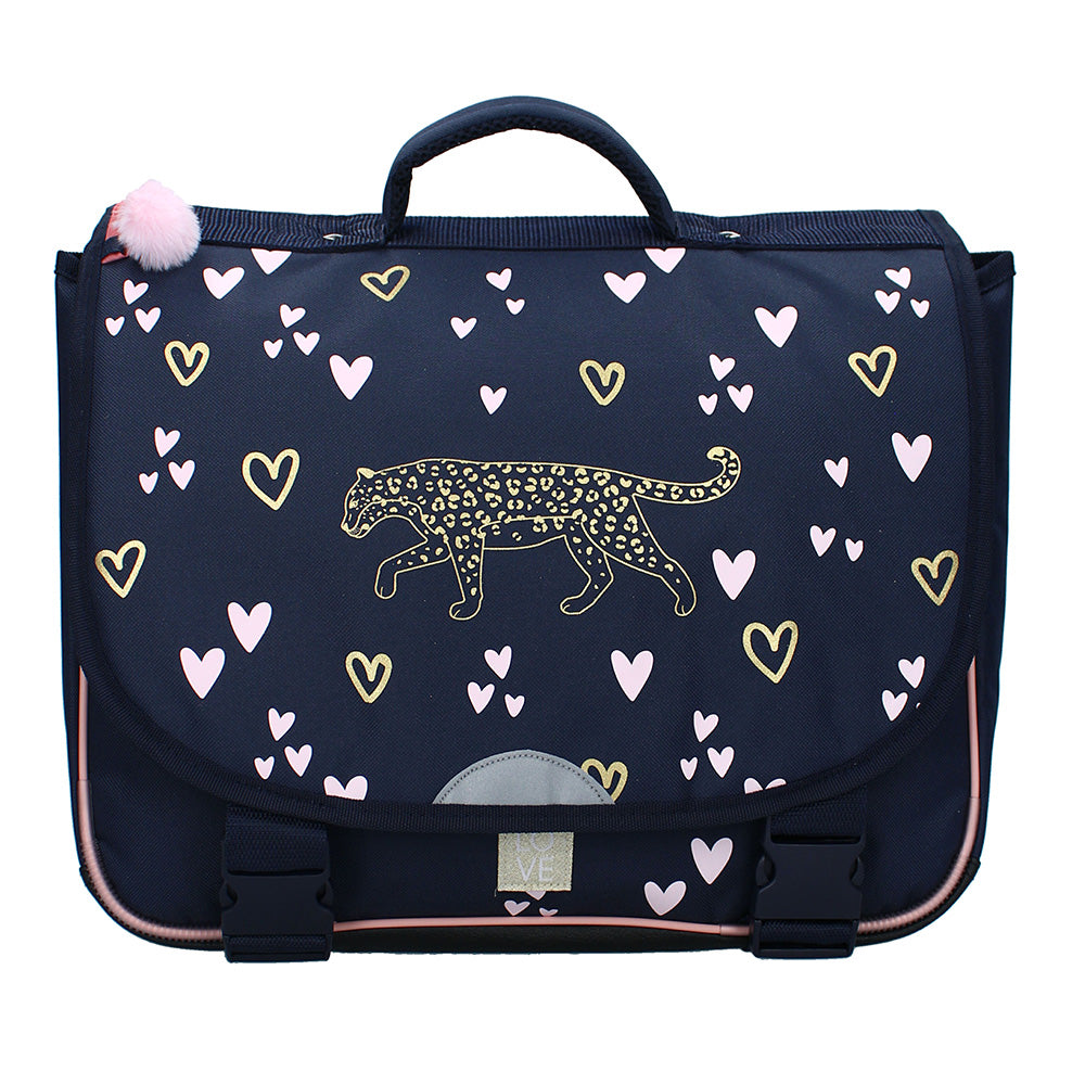 Cartable MILKY KISS Heart Of Gold 38cm 1 compartiment tigre