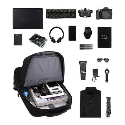 Sac à dos ordinateur WAYTEX 1 compartiment noir