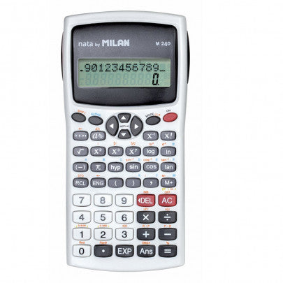 Calculatrice scientifique collège MILAN M240+ Antibactérien Vert pastel