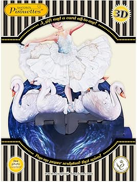 Pirouette Carte de vœux pop-up 3D – Cadeau d'anniversaire pour elle, maman, fille, épouse, petite amie - Carte de remerciement - Carte fleur pour la fête des mères