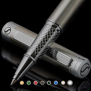 Scriveiner Stylo Plume Chrome Argent – Superbe Stylo avec Finition