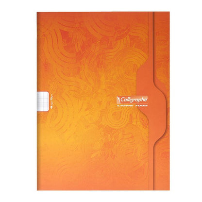 Cahier CALLIGRAPHE sans spirales 24x32 96p 48p Grands Carreaux Séyès 70g