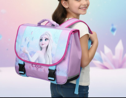 Cartable LA REINE DES NEIGES Sparkle More 38cm 2 compartiments