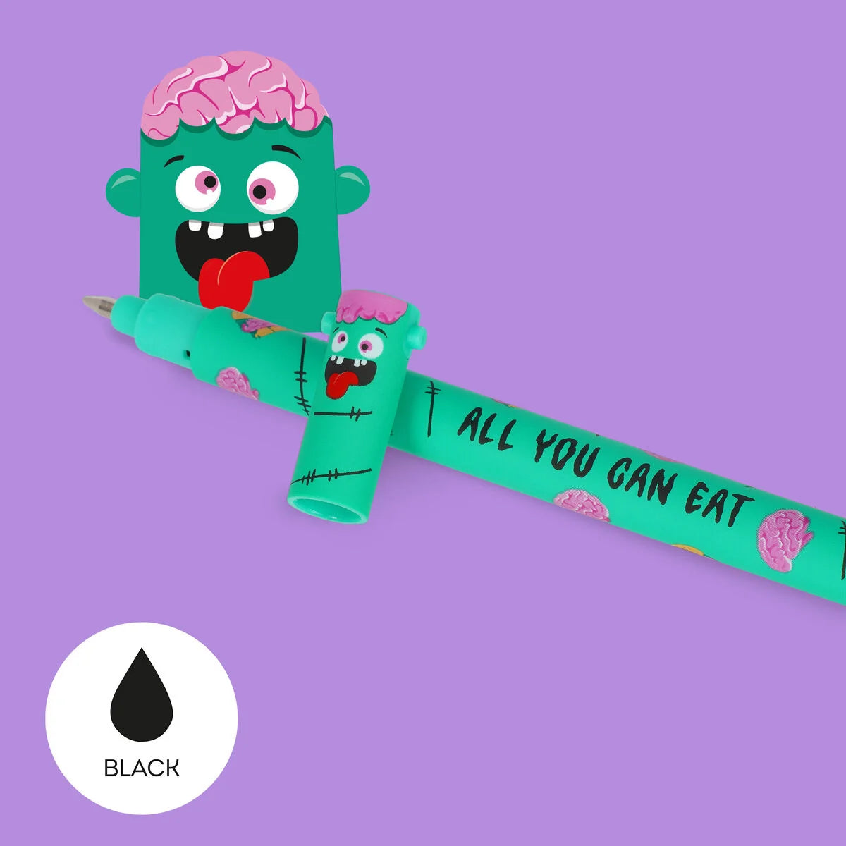 LEGAMI Set of 3 Erasable Gel Ink Pens - The Boo Crew - Erasable Pen Halloween - PAPETERIE Le bon écolier