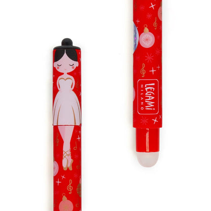 LEGAMI Set de 3 Stylos à Encre Gel Effaçable thermosensible style NOEL- The Nutcracker - Erasable Pen