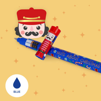 LEGAMI Set de 3 Stylos à Encre Gel Effaçable thermosensible style NOEL- The Nutcracker - Erasable Pen
