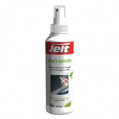 Spray nettoyant biodégradable pour écrans fragiles JELT E-Net Green
