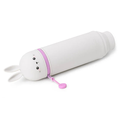 Trousse en Silicone Souple 2-en-1 - Kawaii Bunny LEGAMI