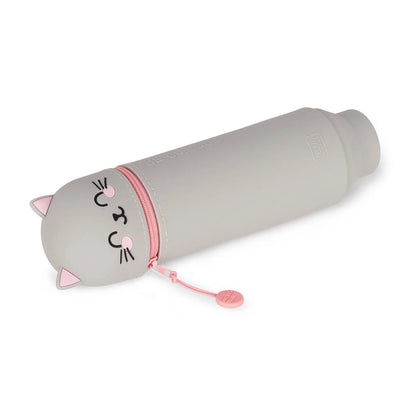 Trousse 2 en 1 en Silicone Kitty « Be Curious »