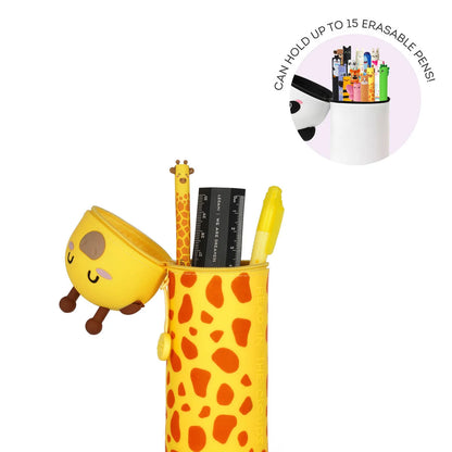 Trousse en Silicone Souple 2-en-1 - Kawaii Giraffe