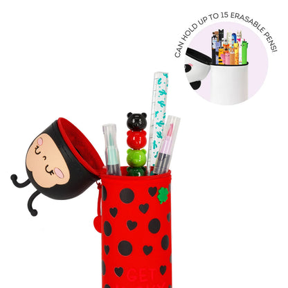 Trousse 2 en 1 en Silicone Ladybug « Get Lucky»
