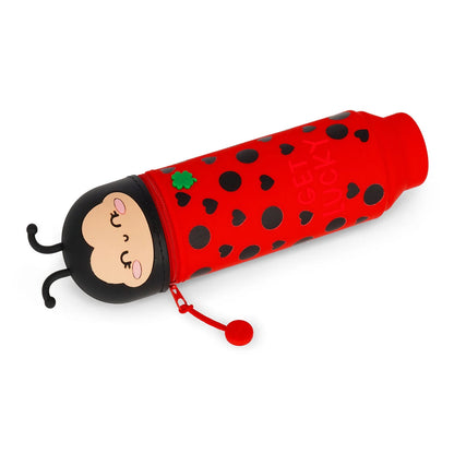 Trousse 2 en 1 en Silicone Ladybug « Get Lucky»