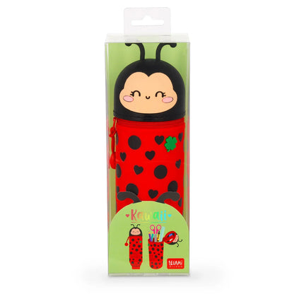 Trousse 2 en 1 en Silicone Ladybug « Get Lucky»