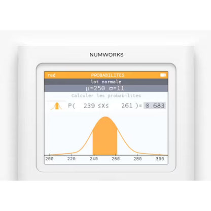 Calculatrice graphique NumWorks - Edition Python - blanche