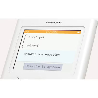 Calculatrice graphique NumWorks - Edition Python - blanche