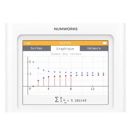 Calculatrice graphique NumWorks - Edition Python - blanche