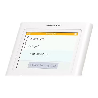 Calculatrice graphique NumWorks - Edition Python - blanche