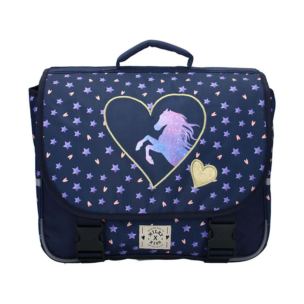 Cartable MILKY KISS Horse Universe 38cm 2 compartiments